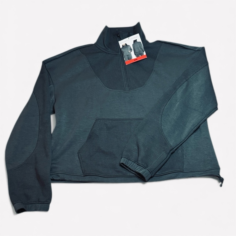 NWT Spyder Green Quarter-Zip Sweatshirt sz M